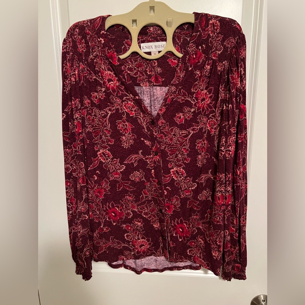Floral long sleeve t-shirt